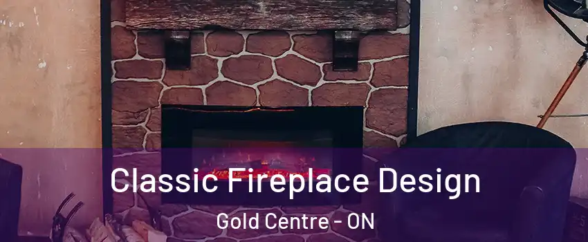  Classic Fireplace Design Gold Centre - ON
