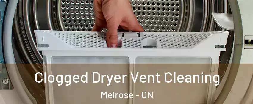  Clogged Dryer Vent Cleaning Melrose - ON