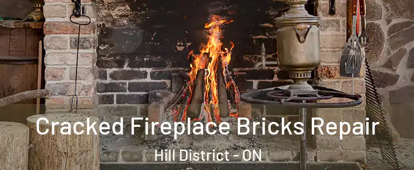  Cracked Fireplace Bricks Repair Hill District - ON