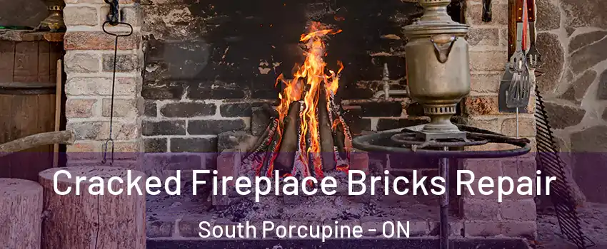  Cracked Fireplace Bricks Repair South Porcupine - ON