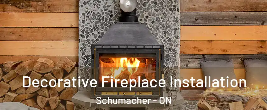  Decorative Fireplace Installation Schumacher - ON