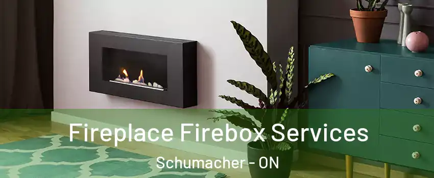  Fireplace Firebox Services Schumacher - ON