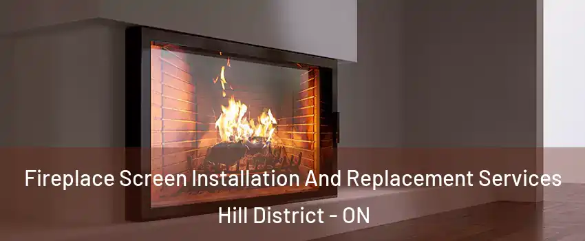  Fireplace Screen Installation And Replacement Services Hill District - ON