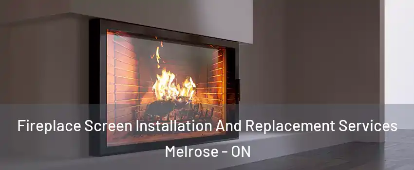  Fireplace Screen Installation And Replacement Services Melrose - ON