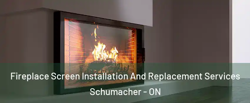  Fireplace Screen Installation And Replacement Services Schumacher - ON