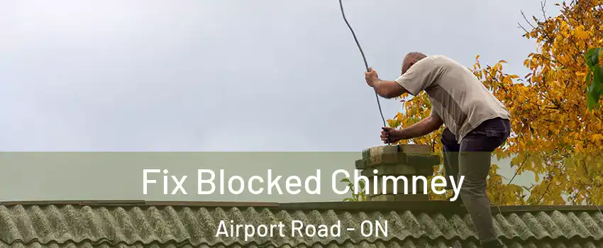  Fix Blocked Chimney Airport Road - ON