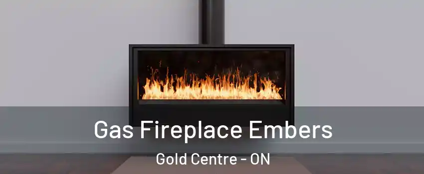  Gas Fireplace Embers Gold Centre - ON