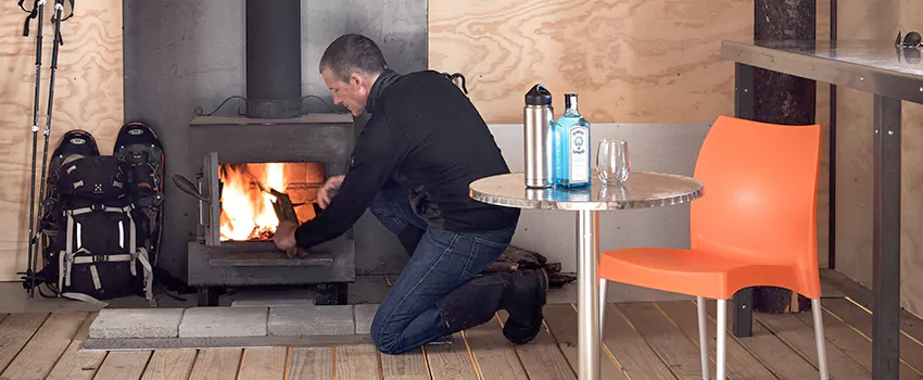 Open Hearth Wood Fireplace Installation in Timmins, ON