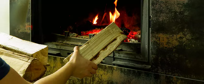 Wood Stove Heat Resistant Wall Repair in Timmins, Ontario