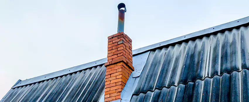 Aluminium Chimney Flashing Repair in Timmins, ON