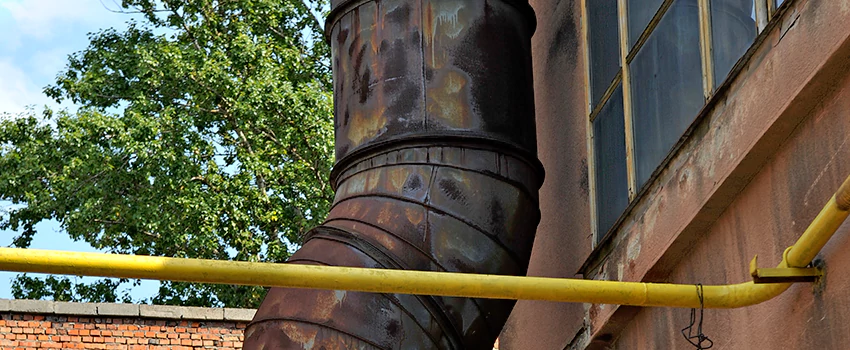 Lightning Protection Installation System for Industrial Chimneys in Timmins, Ontario