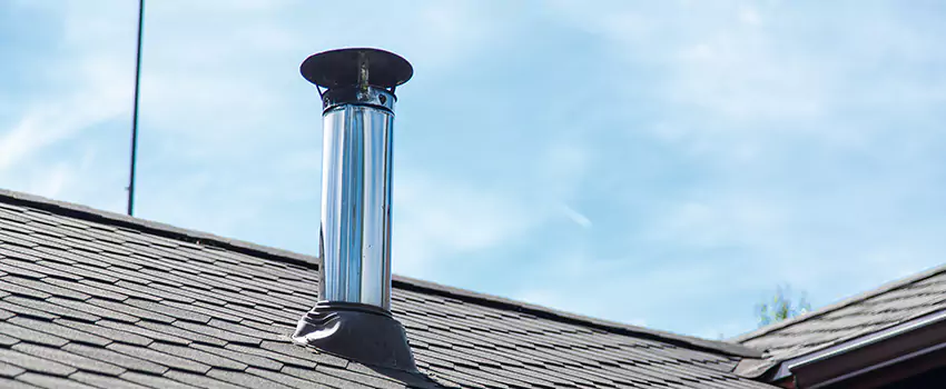 Outdoor Metal Chimney Installation in Timmins, Ontario