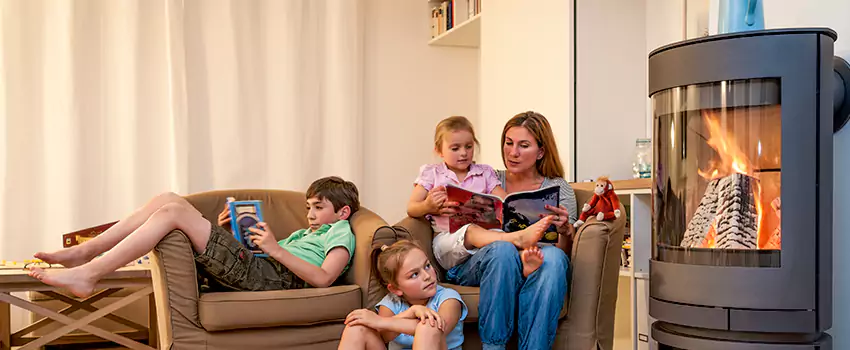 Outdoor Morso Fireplace Broken Screen Replacement in Timmins, Ontario