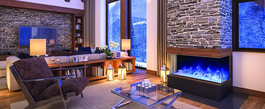 Dynamic Flame Color Fireplace Installation in Timmins, ON