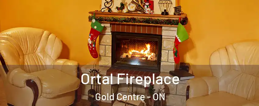  Ortal Fireplace Gold Centre - ON